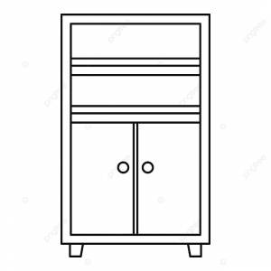 наброски значок деревянный шкаф PNG , контурные иконки, Контур, Линия PNG картинки и пнг рисунок для й загрузки
