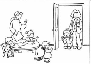 Раскраска Детский Сад