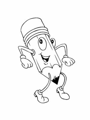 Раскраска Карандаш