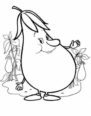 Раскраски Огород, Раскраска Огород овощей овощи