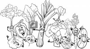 Огород рисунок карандашом