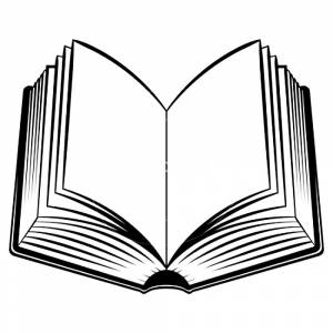 Раскраска Раскрытая Книга