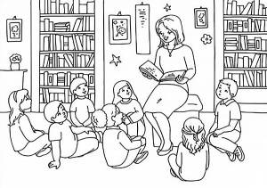 Раскраска учитель