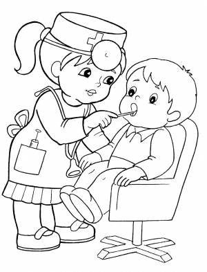 Раскраски Профессии