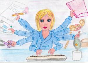 Рисунок на тему профессия учитель