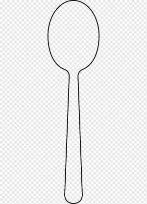 Раскраска ложка деревянная