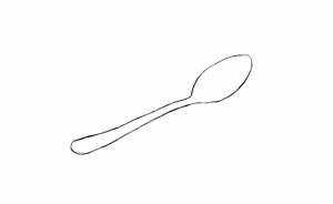 Раскраска Ложка
