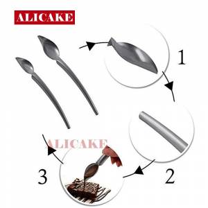 Ложка многоцелевой прецизионный шеф-повар кулинарный шоколад Рисование ложки соус помадка крем карандаш фильтр торт для украшения тарелок