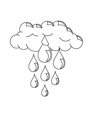 Pаскраска дождь 158269