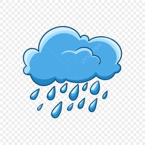 Мультфильм синее облако дождь PNG , капля дождя, Облака, дождь PNG картинки и пнг PSD рисунок для й загрузки