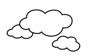 Раскраски Дождь и облака для детей