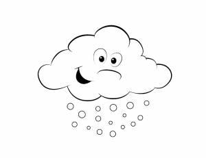 Раскраски Облако
