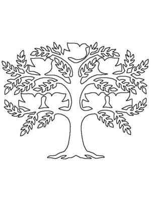 Раскраски Древо семьи