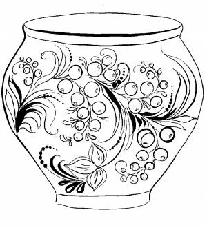 ХОХЛОМСКАЯ РОСПИСЬ  РАСКРАСКИ