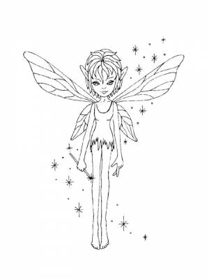 Раскраски Эльфы   в формате