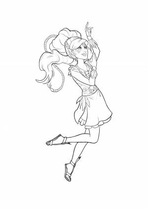 Эйра эльф ветра раскраска для девочек