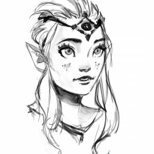 Раскраска эльф