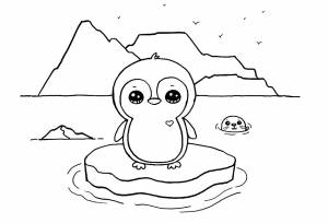 Раскраска антарктида