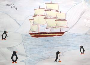 Детские рисунки антарктиды