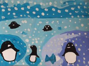 Детские рисунки антарктиды