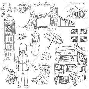 Раскраски Лондон для детей