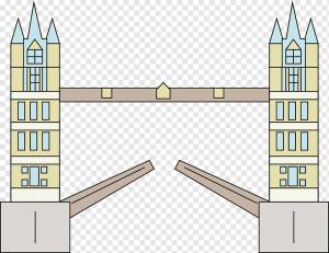 Тауэрский мост, Башня, Рисование линии, Ориентир, Значок Моста, Значок Башни, Англия, Великобритания, Памятник, Лондонский мост, png