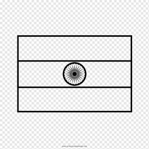 Флаг Индии Рисунок Ausmalbild, Индия, угол, белый, флаг png