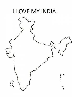 Раскраски Индия   в формате