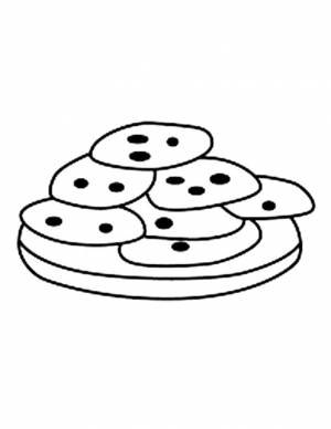 Раскраска Печенье