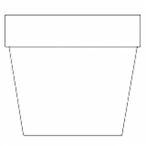 Раскраски Раскраска Горшок для цветов