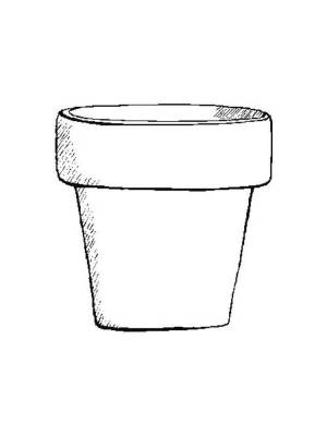 Раскраска Горшок