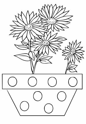 Раскраска Май Горшок