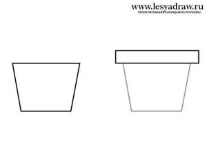 Двойной горшок для цветов