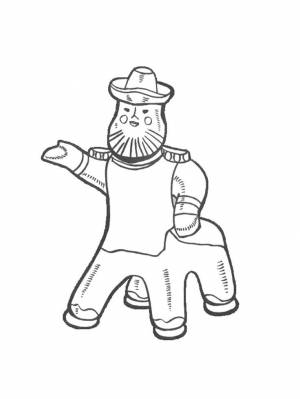 Раскраски Каргопольская игрушка