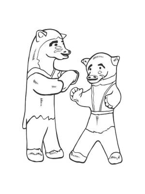 Раскраски Каргопольская игрушка