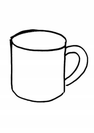 Раскраска кружка