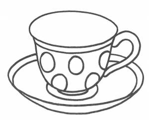 Раскраска Посуда