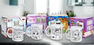 Кружки-раскраски для детского творчества