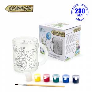 Набор для росписи детский с красками и кисточкой