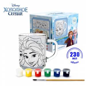 Набор для росписи детский с красками и кисточкой