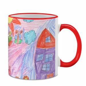 Кружка 3D Детские рисунки ❤