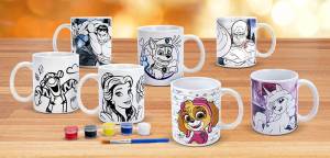 Детские раскраски из керамики с героями мультфильмов