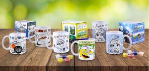 Новинка! Кружки-раскраски с героями любимых мультфильмов