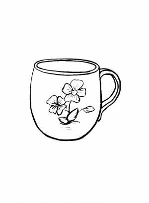 Раскраска Кружка