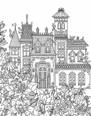 Замок с садом