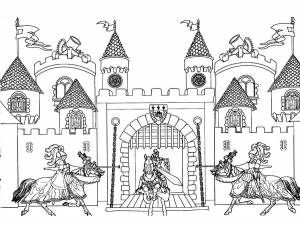 Раскраска Замок