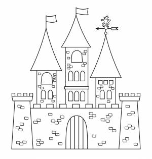 Раскраска замка