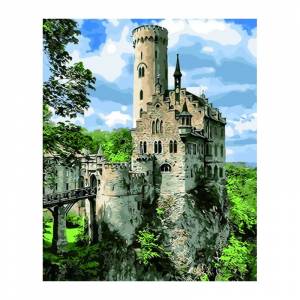 Рыцарский замок Раскраска по номерам на холсте Color Kit CG420 40х50 см