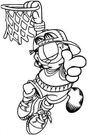 Раскраска баскетбол