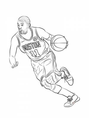 Раскраска Баскетбол  для девочек